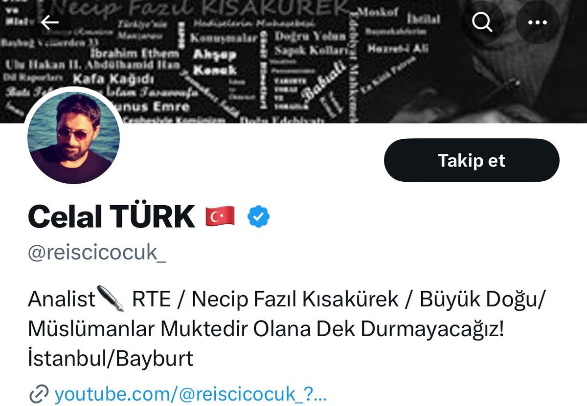 Reisçi gözüküp, psikolojik harekat yürüten hesaplara dikkat! Söz konusu @reiscicocuk_ adlı twitter hesabını kullanan Celalettin TÜRK’ün dolandırıcılık, resmi belgede sahtecilik, hakaret ve tehdit suçlarından kaydı olduğu ortaya çıktı.