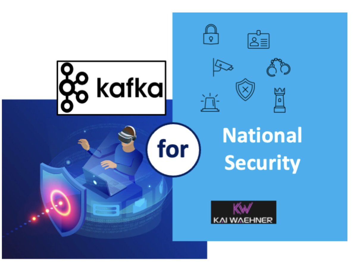 'Data Streaming with #ApacheKafka for National Security and Defense' => Exciting use cases with #hybrid and #edge deployments of #kafka for #nationalsecurity, #cybersecurity and #defense in the #publicsector. kai-waehner.de/blog/2021/10/2…