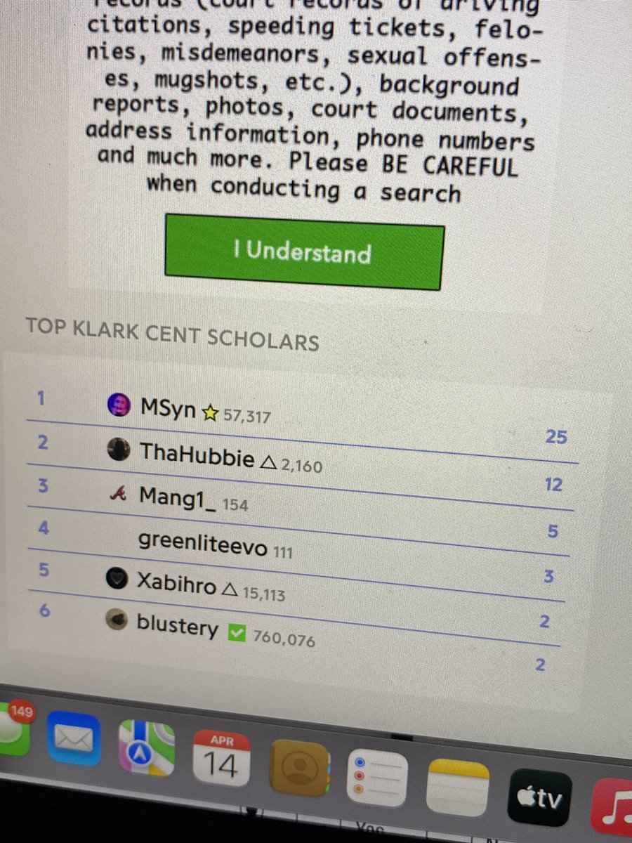 I’ve got scholars like I’m tenured