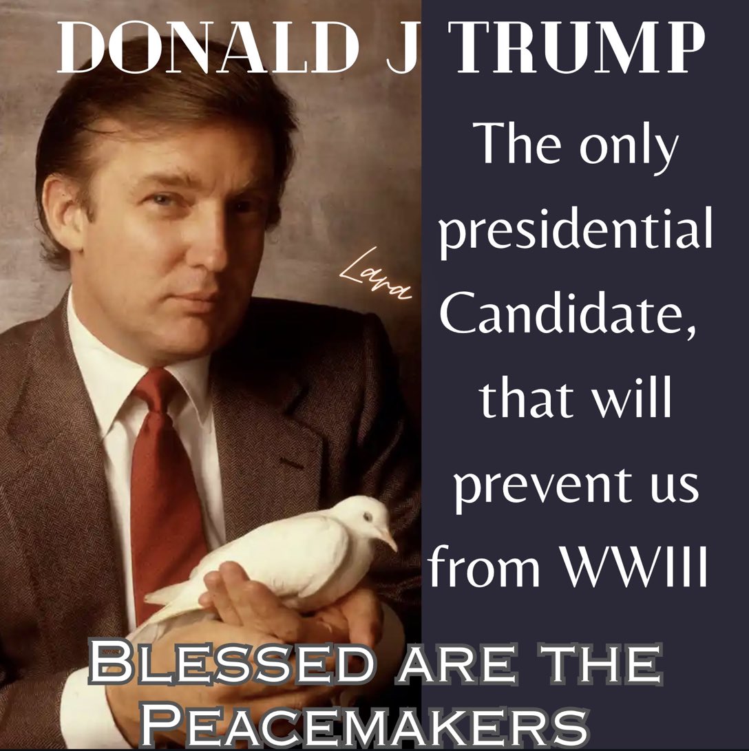 Good morning America, a vote for President Trump is a vote for world peace! 🕊🇺🇸🙏🏻 I pray for America, I pray for the world, that we will somehow survive the next 205 days. 🙏🏻