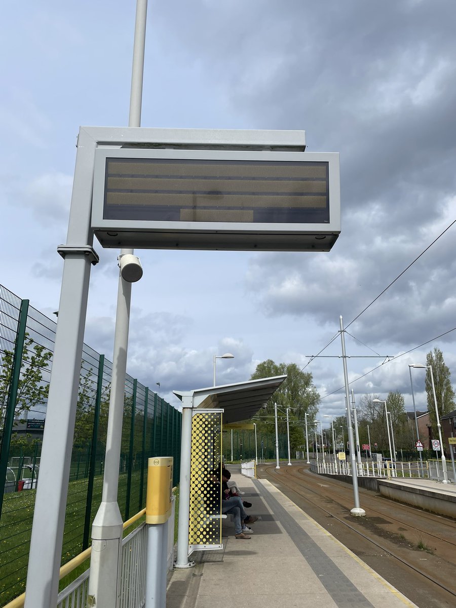 Any update @BeeNetwork on when the Moor Road Metrolink info board will be fixed? It’s been like this for a couple of weeks now and the App says trams only to Firswood?