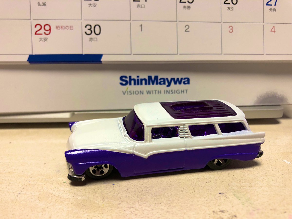 porschegmbh's tweet photo. @macchina01  #ホットウィール  #HotWheels  #8crate  #セクシャルバイオレット 
HW 8Crateをリペイント
セクシャルバイオレットNo1 https://t.co/YkE0zVwH94