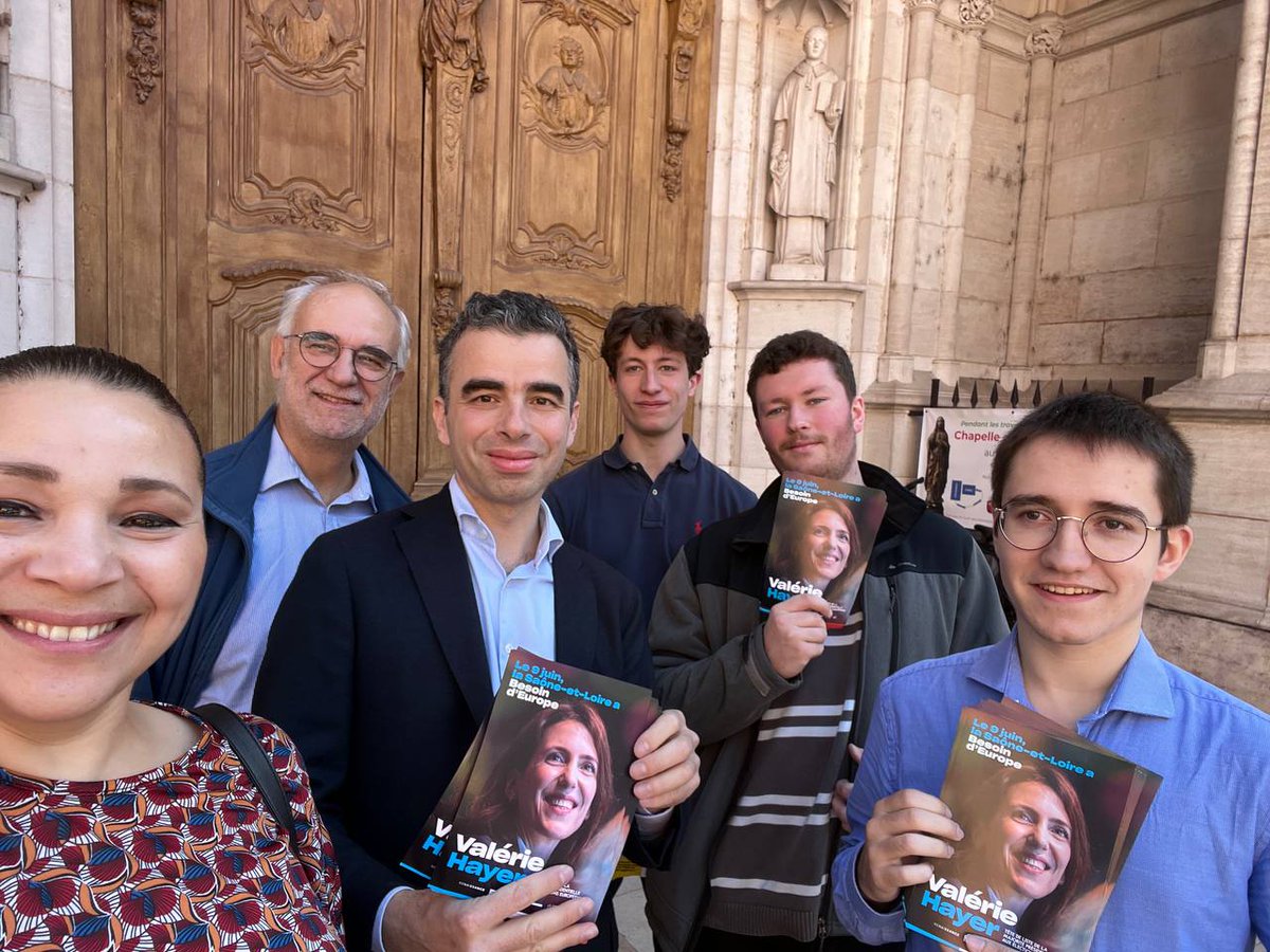 Mobilisons-nous ensemble pour les élections du 9 juin pour soutenir Valérie Hayer pour une Europe forte et une France forte. A Chalon sur Saône pour parler d'Europe. #Europe #besoindeurope #electionseuropeennes2024