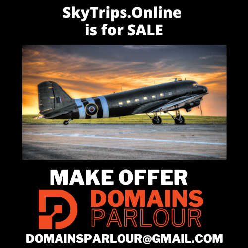 #SkyTrips(.)online is for SALE  

#domainsparlour #SkyTrips #Airlines #Travel #AirTravel #Tours #Packages #Tickets #AirTickets #Bookings #AirTaxis #domains #domainsforsale #domainer #domaininvestor #premiumdomains #domainnames #makeoffer #forsale