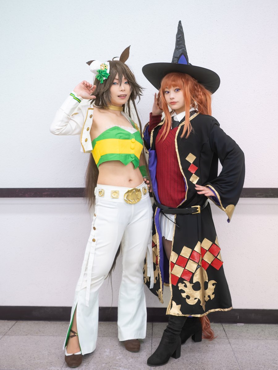 you_twinstar's tweet photo. 【コスプレ】

ウマ娘
ミスターシービー＆スイープトウショウ

📷photo: みどりぐれいさん(@midori_gray）
#URC01 https://t.co/VX0GbYtrtQ