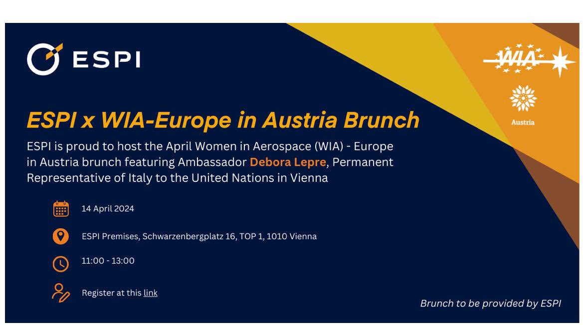 Happy to meet and have an inspirational talk with such a talented young audience at @WiA_Europe in Austria brunch. Thank you @ESPIspace for hosting. #WomeninSTEM #Womenempowerment #InternationalGenderChampion