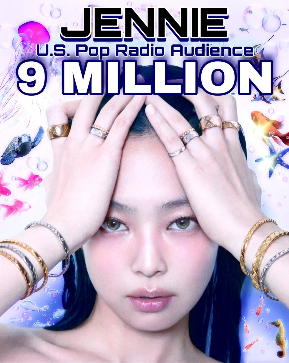 ColeBLINK's tweet photo. For The First Time Ever By A
Female Kpop Soloist;

#JENNIE Has Reached A Weekly
🇺🇸 U.S. Pop Radio Audience Of Over
9 Million Listeners.

@oddatelier #oddatelier #oa https://t.co/hmOyT97aO0