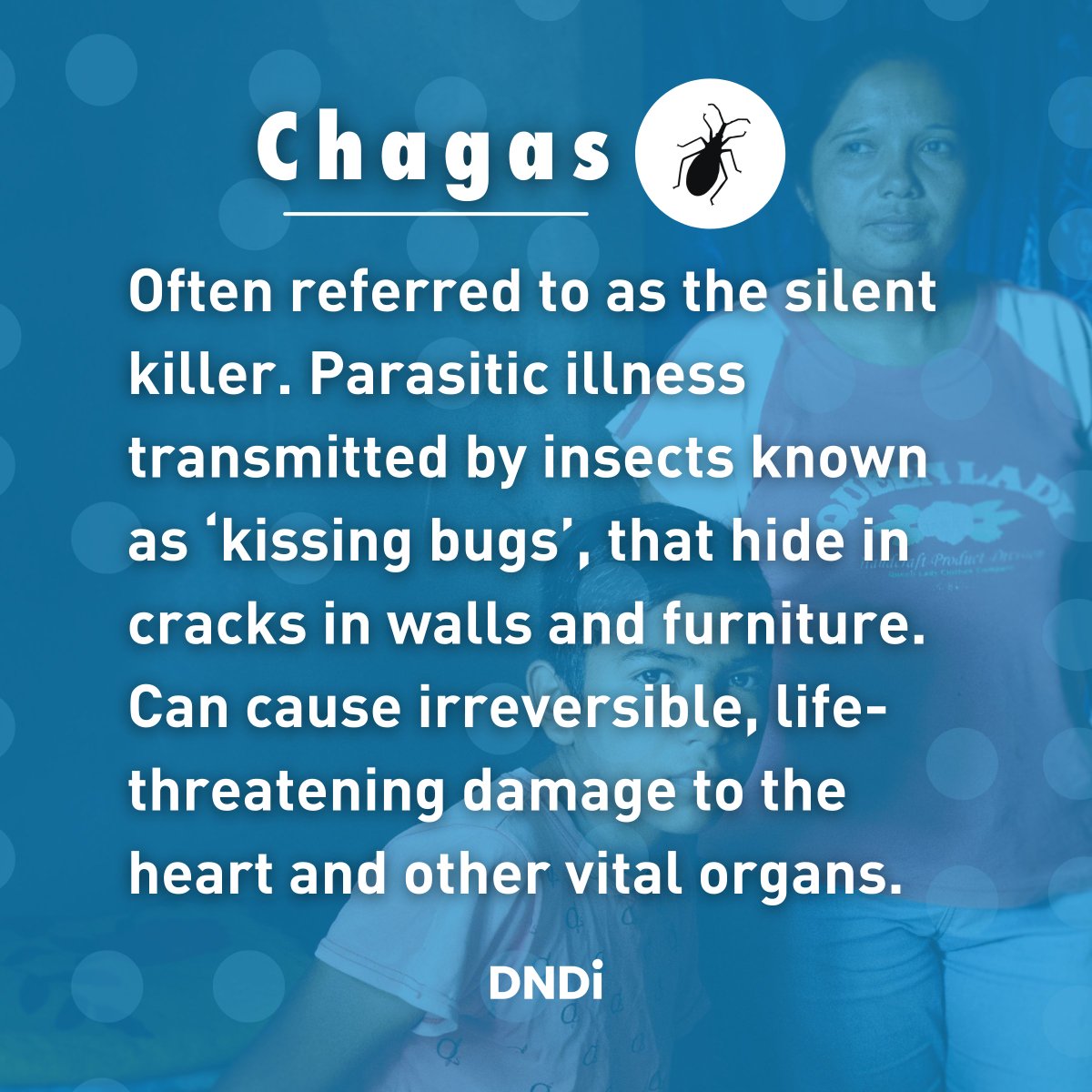 Today is #WorldChagasDay. But what is #Chagas? How does it affect millions of lives around the world? And what can be done to improve diagnosis and treatment? Read on to find out ⬇️ (🧵1/6)