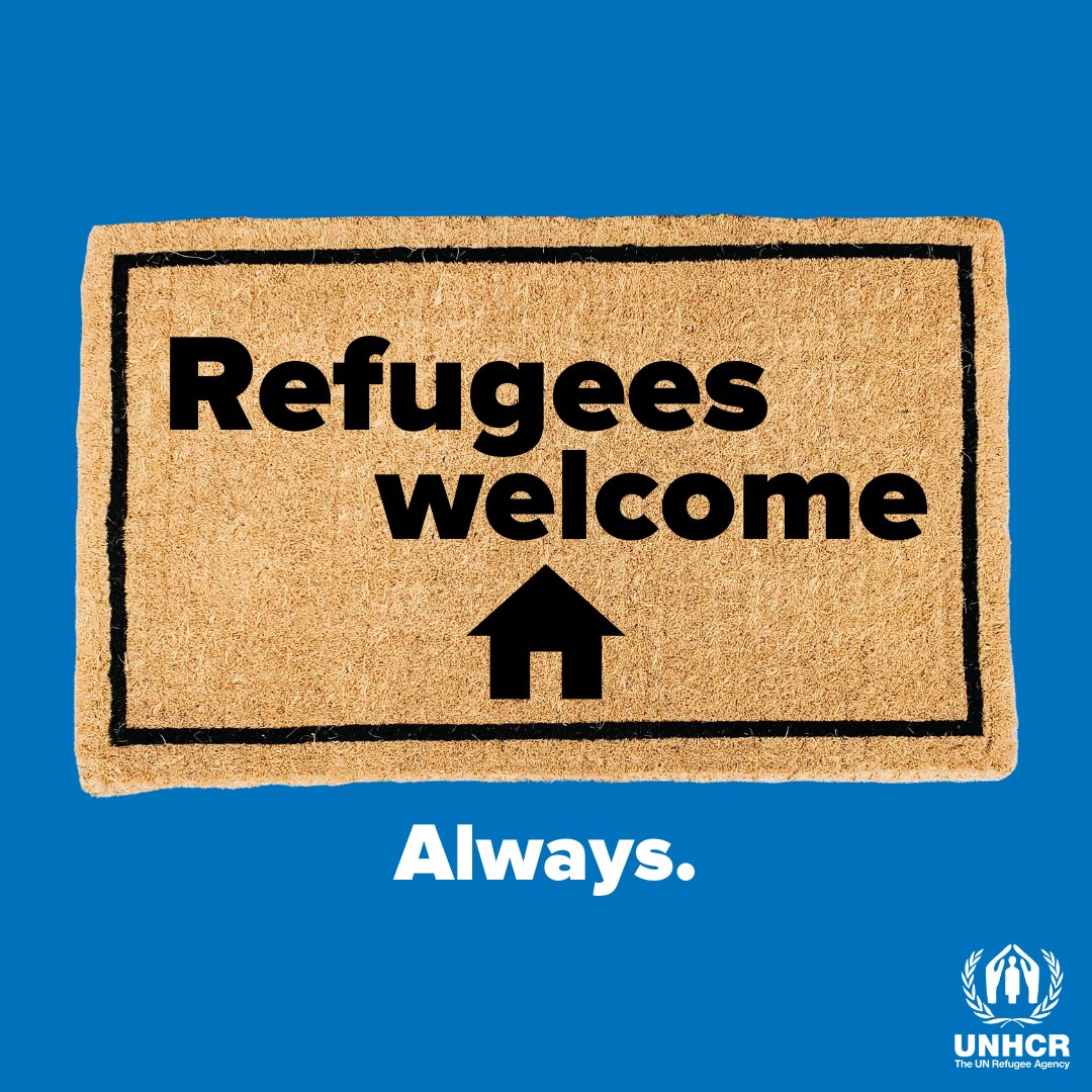 Whoever they may be. Wherever they may come from. Always #WithRefugees.