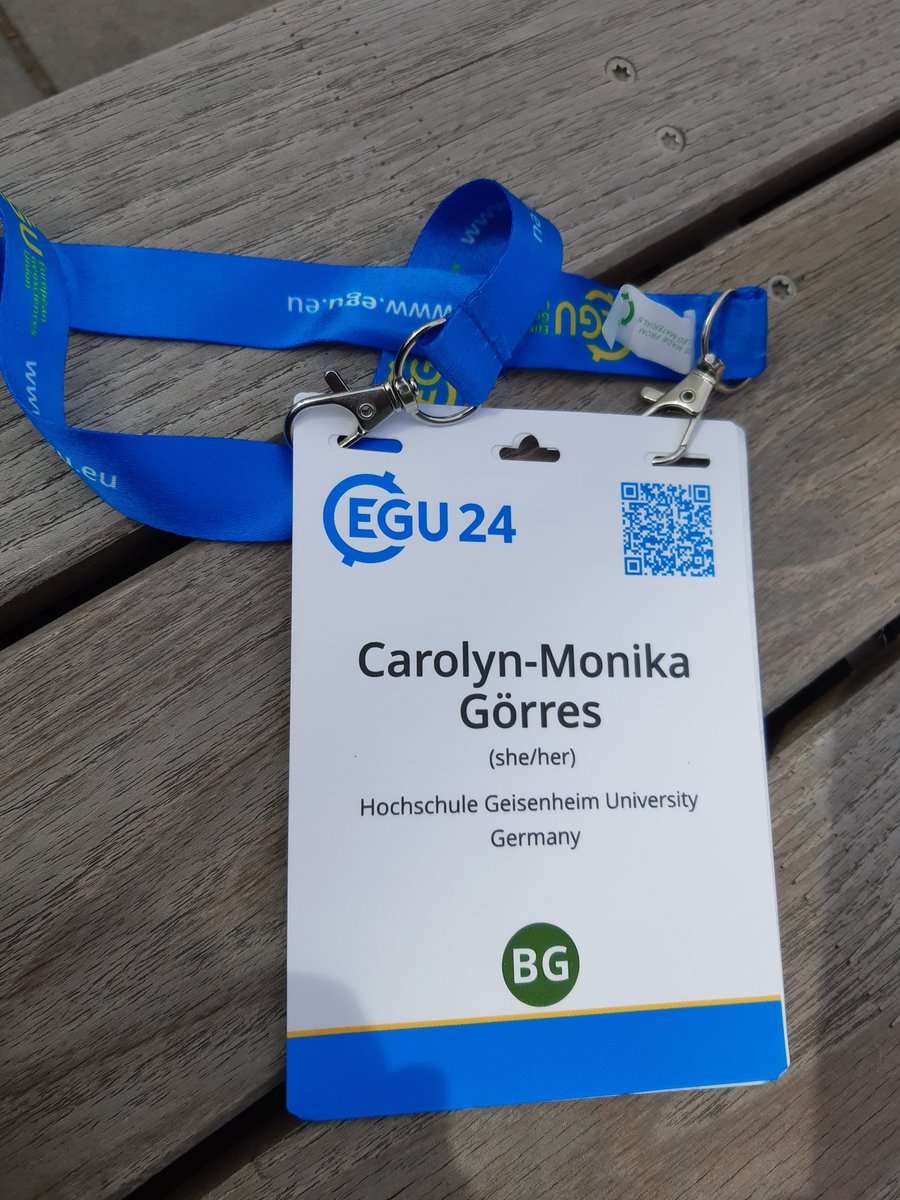 Check-in complete. EGU23 was very stressful for me. It was my 2nd month back working full-time after being on an 8-months sick leave. One year later, my #MentalHealth is on a completely and much better level. Hopefully, I can enjoy #EGU24 much better.