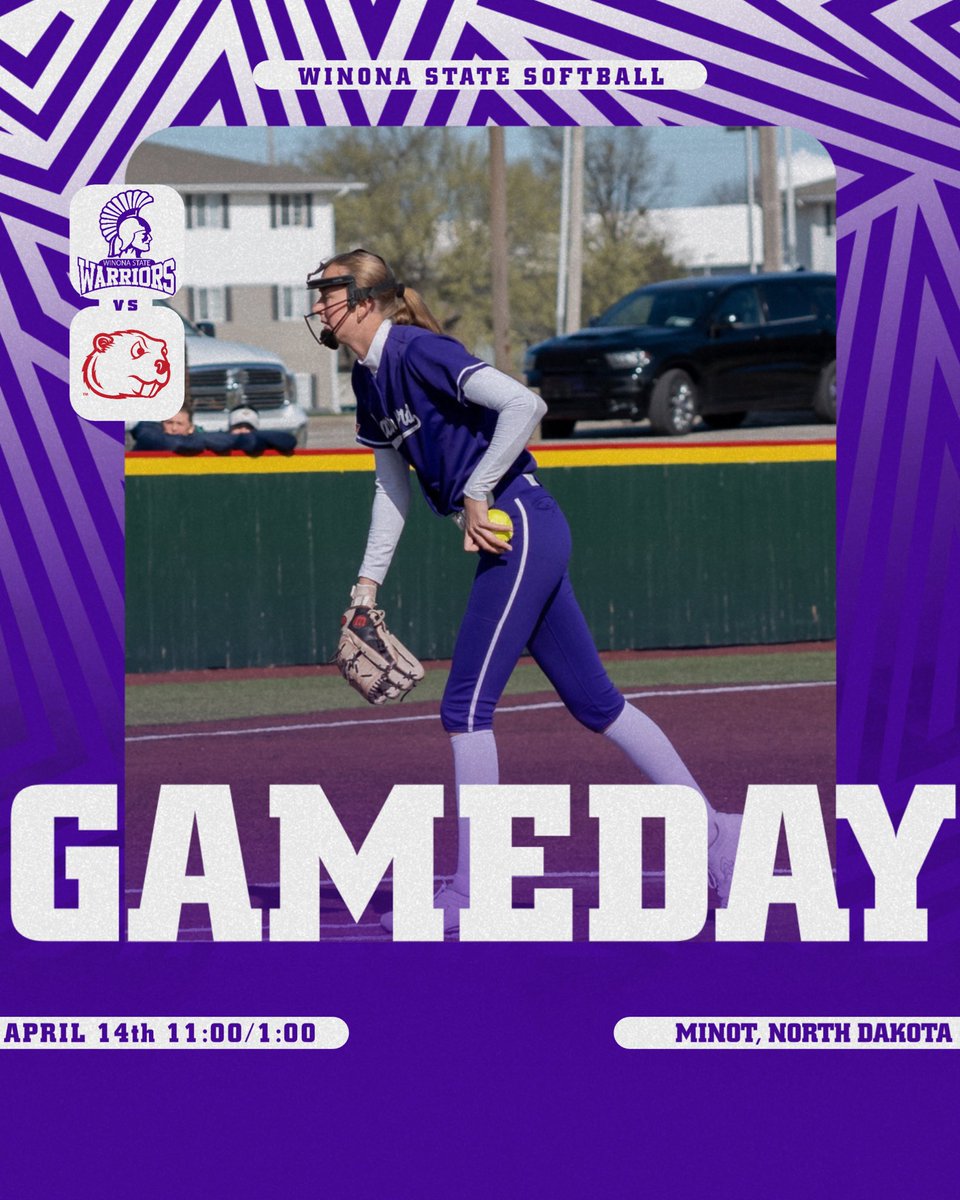 WinonaStateSB's tweet photo. GAMEDAY in Minot! https://t.co/OvKVvtk5j0