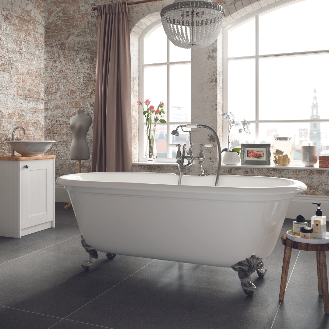 Turn up the sophistication and evoke a serene escape with this marvellous soaking bathtub by Ashton & Bentley.

At Bathroom Discount Centre we are proud to supply brands of such beauty, at amazingly affordable prices. 

#Bathroom #Kitchen #BathroomDesign #BathroomShowroom