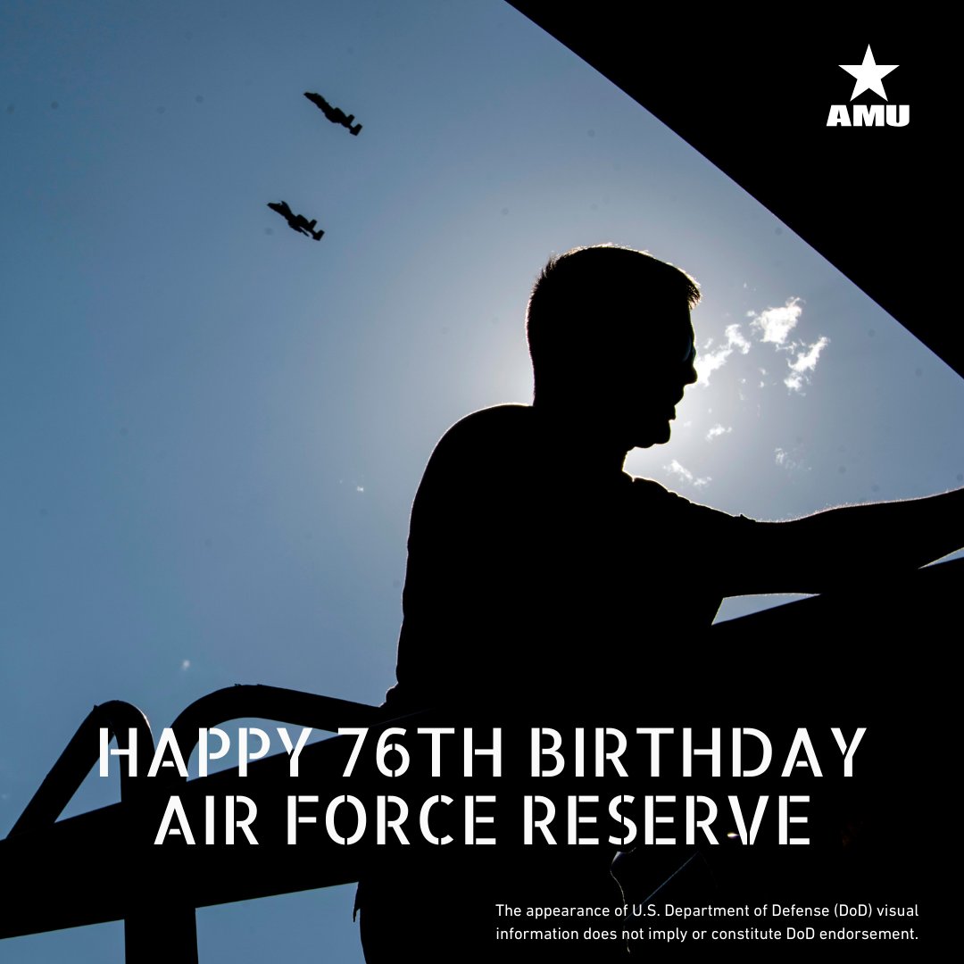 Happy 76th birthday to the Air Force Reserve! Established in 1948 to expand our military capability, with Reservists ready to serve during wartime. #ReserveReady #ReserveTransform #HBD