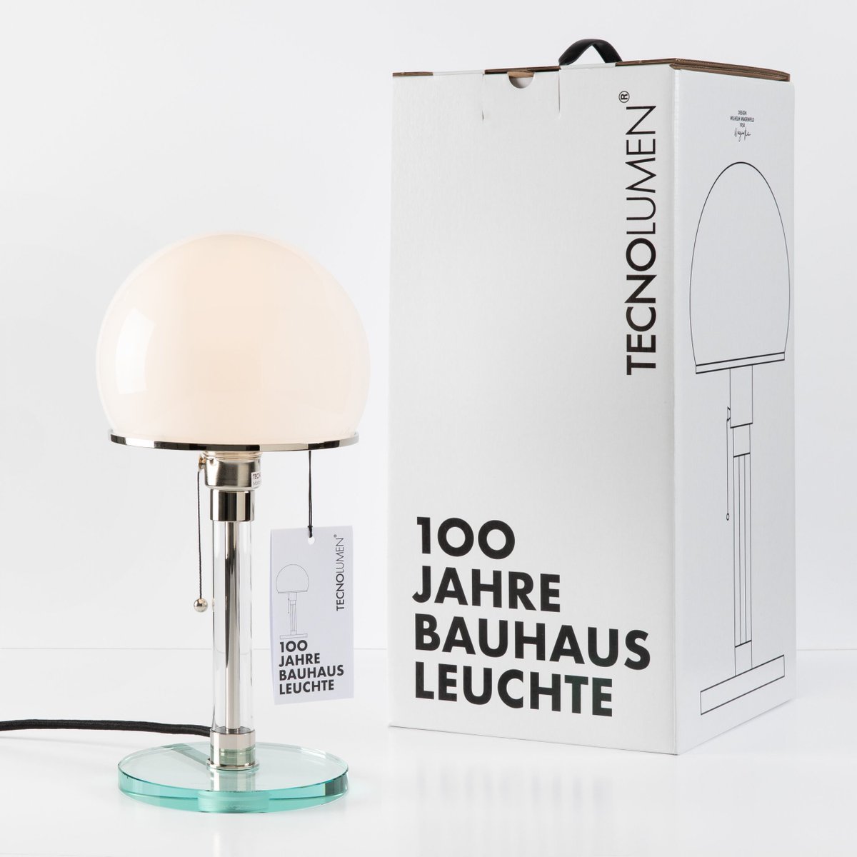 The anniversary edition. Wilhelm Wagenfeld's Timeless Legacy. More about the Bauhaus Lamp: shop.bauhaus-movement.com/100-years-bauh…