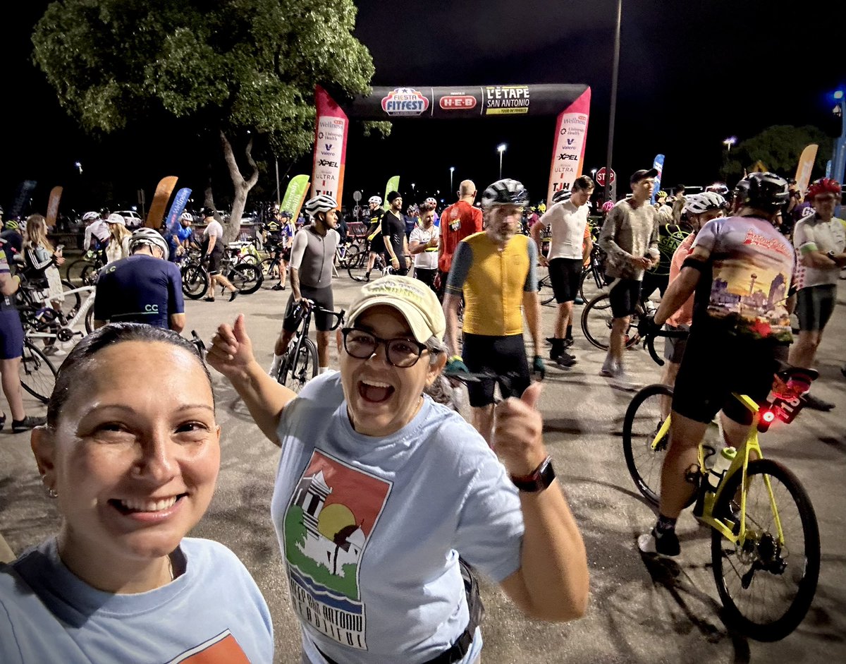 Up bright and early! Good luck to everyone today @LetapeSATX @letapedutour @SA_Sports #FitFest
