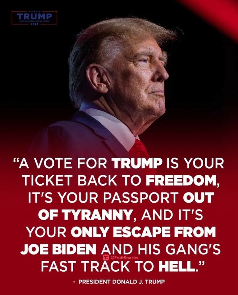 Get out in November and vote for American First President Trump. #AmericaFirst #GodBlessAmerica #Trump2024 #MAGA2024