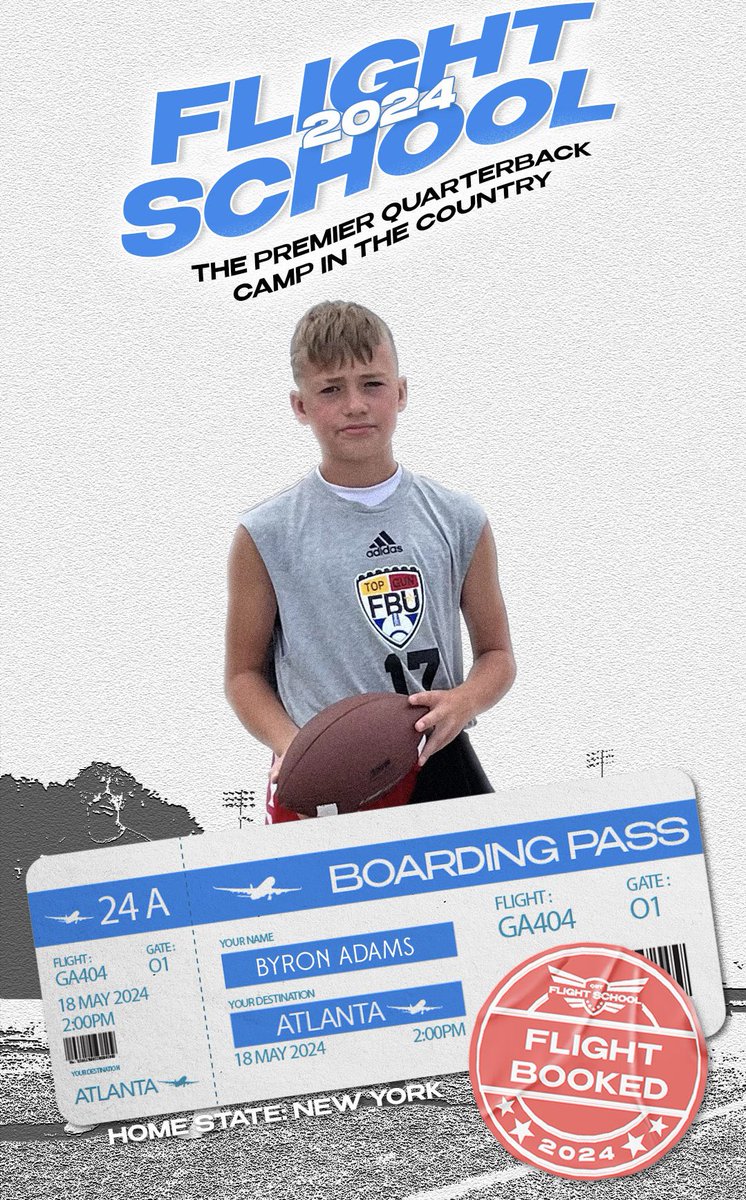 Can’t wait to come down to Atlanta next month to train with some of the best. @QbTakeover @QuincyAvery @qbcoachshorty #quarterback #betterneverstops #begreat @shakerfootball @CoachDennisIMG