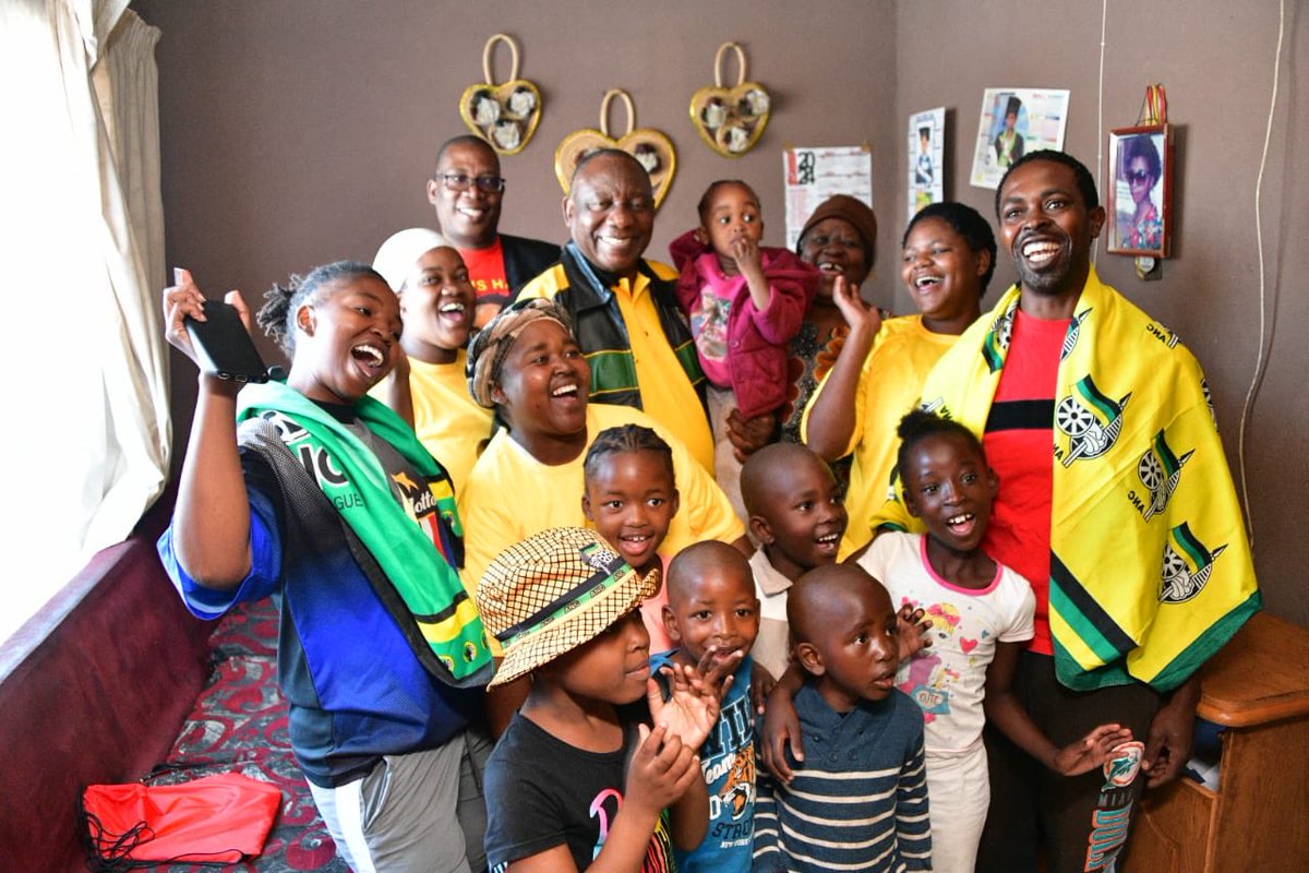 It’s a family affair! 🥰🥰🥰

📍 Orange Farm, Gauteng 

#VoteANC 🖤💚💛