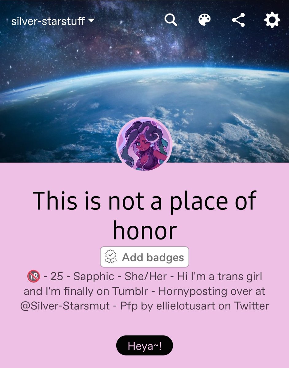 SilverStarstuff's tweet photo. I'm on Tumblr now too! Twice, actually. Silver-Starstuff for general, non (primarily) sexual posting, and Silver-Starsmut for horny posting! https://t.co/W4owKXfJRc