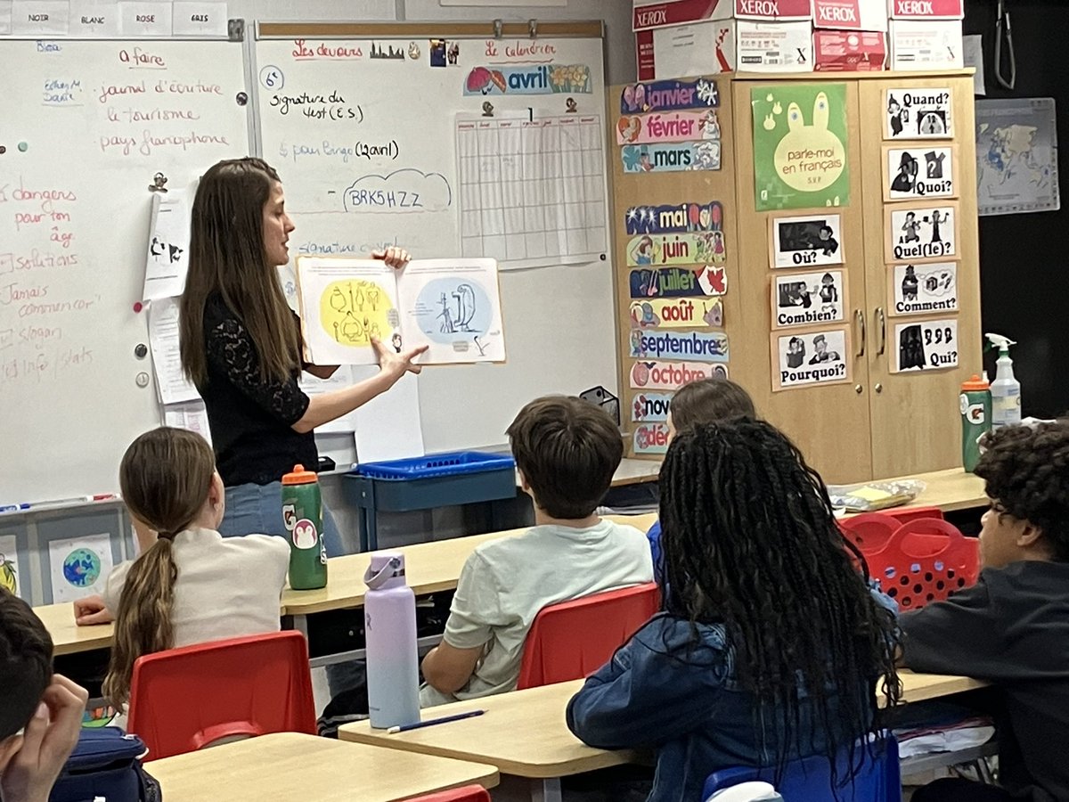 Merci beaucoup pour votre présentation sur le bonheur et la différence <a href="/AFOttawa/">Alliance Française</a> <a href="/StGregoryOCSB/">St. Gregory School</a> Mes élèves ont apprécié votre visite, Yvette! #ocsbFSL