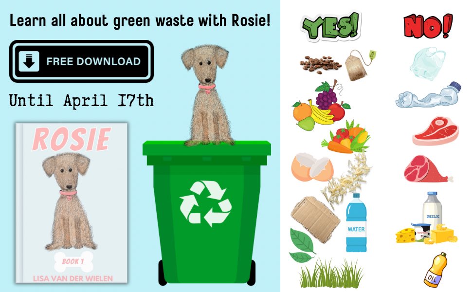 lisavdwielen's tweet photo. Rosie has launched! The ebook is now #free to download! Please share, download and review on Amazon and/or Goodreads. #kindle #book #books #lisavdw #kidsbook #dogbook  #childrensbooks 

🇺🇸 
https://t.co/DcXDY0QWtr
🇬🇧 
https://t.co/gowQ27s6uR
🇦🇺 
https://t.co/JlpsRy67EE https://t.co/Iw9ghBfYNV