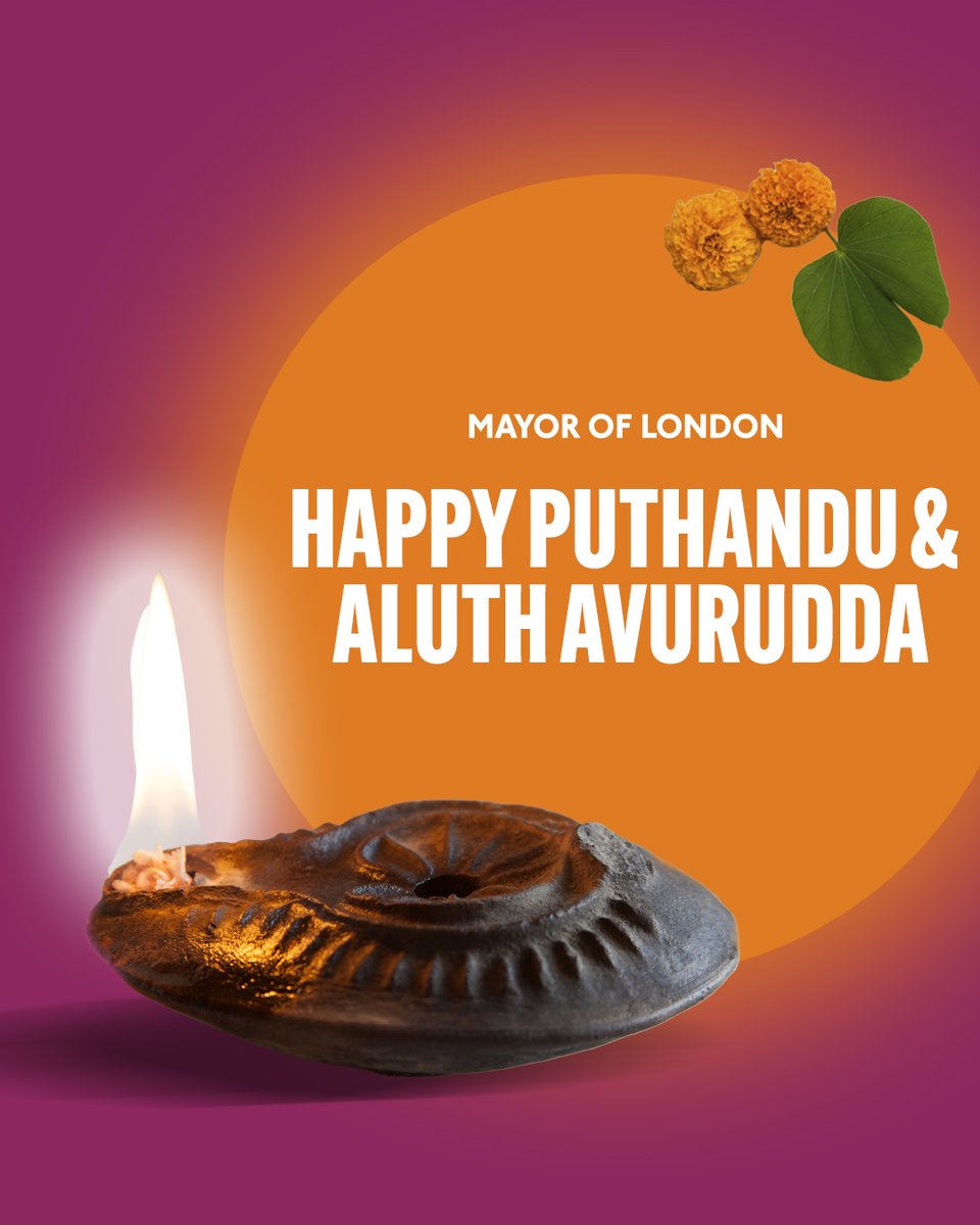 MayorofLondon's tweet photo. Happy New Year to Tamil and Sinhalese communities in London celebrating Puthandu and Aluth Avurudda. #HappyPuthandu https://t.co/X2cIkiUv1L