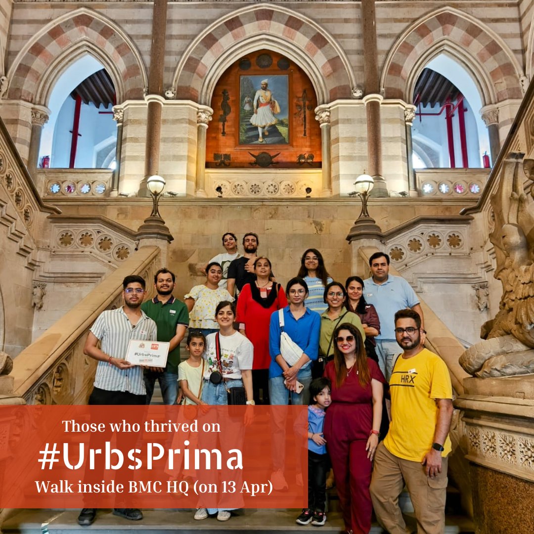 Khaki_Tours's tweet photo. Those who thrived on our #UrbsPrima walk inside the BMC headquarters building on 13th Apr. Join us for more heritage tours this week:

#IraniChai - Sat, 20th Apr, 4 PM
#BitByNesbit - Sat, 20th Apr, 4.30 PM
#LockStockBarrel - Sun, 21st Apr, 9 AM

Book now at: https://t.co/iK2lqaP4aZ

#DiscoverMumbai #MumbaiStories #Mumbai #Bombay #MumbaiHistory #MumbaiHeritage #Maharashtra #IncredibleIndia #Fort #Mazgaon #NonVegFoodWalk #Fort #BSE #IraniCafes