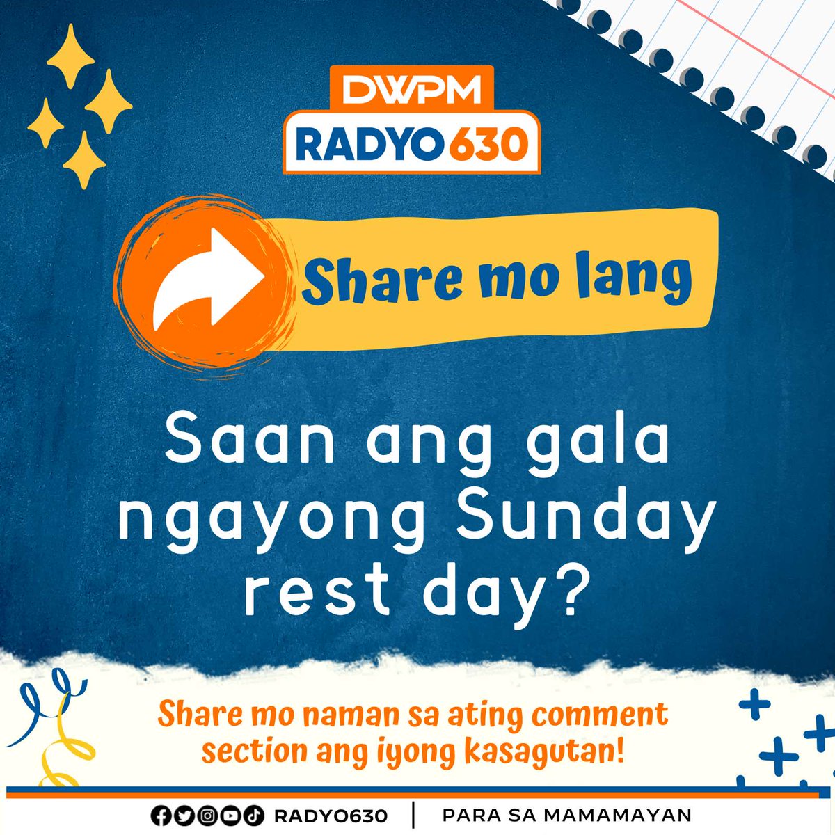 Sa mall ba ang gala today o tamang chill lang sa bahay? Share niyo na 'yan! 👇