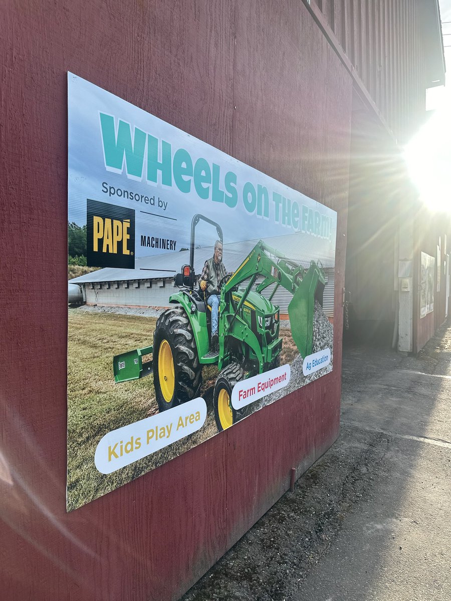 WAStateFairEC's tweet photo. Check out Wheels on the Farm - a new educational area for all ages over at Barn J!

Free with Fair admission. Sponsored by Papé

#SpringIsInTheFair https://t.co/uDzWmu85DD