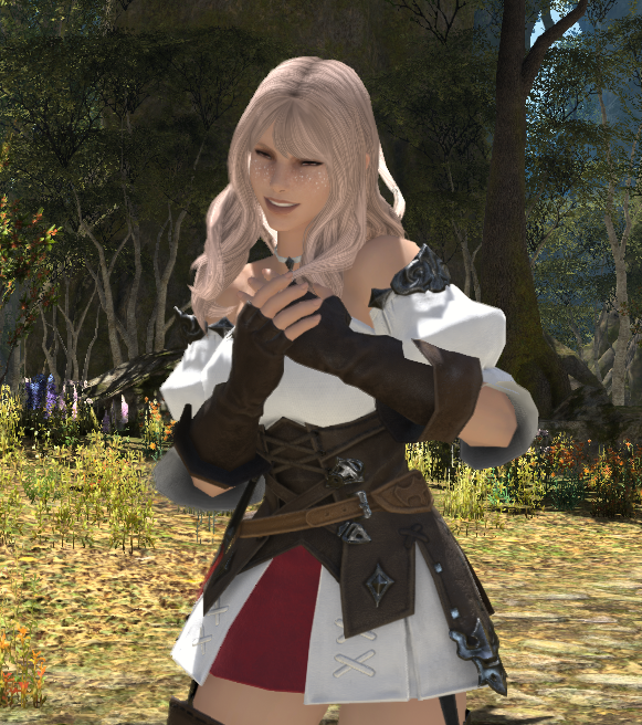 hey. tiffany lockheart we're going back to eorzea. i'm adoring her in dawntrail xiv graphics.