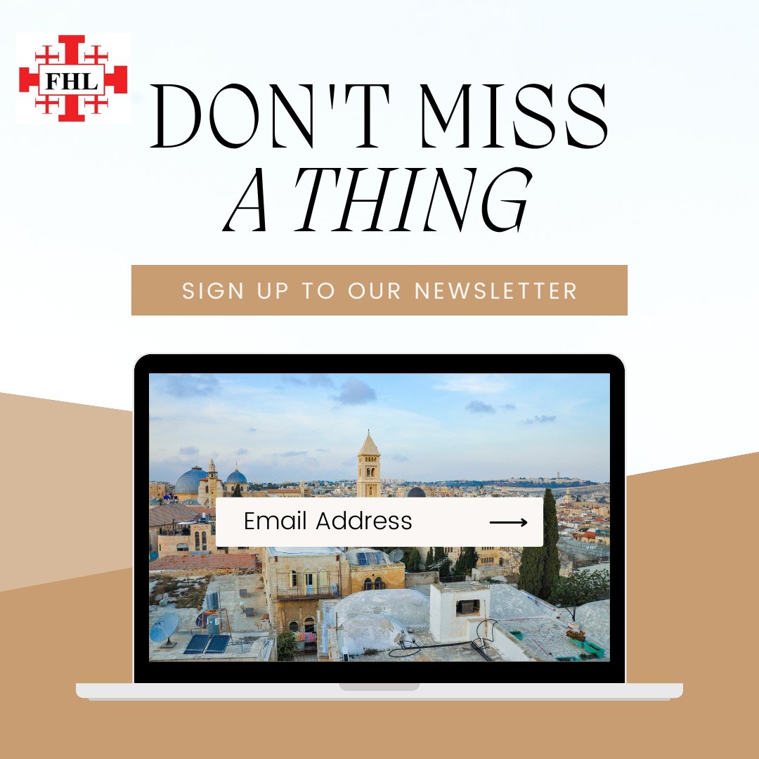 In the ever changing and complex news from the Holy Land, it is difficult to get clarity. Sign up for our updates to stay informed about the facts on the ground and the lioves of our brothers and sisters. Join us, be a beacon of their hope! Sign up: bit.ly/3AjEeha ✨