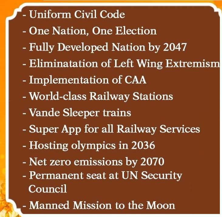 BJP's 2024 Loksabha Manifesto is a roadmap for #VikasitBharat! No freebies, no appeasement. Just unwavering focus on development and progress for all. It's time for responsible politics that uplifts every Indian. 
 #BJPManifesto #BJPManifesto2024