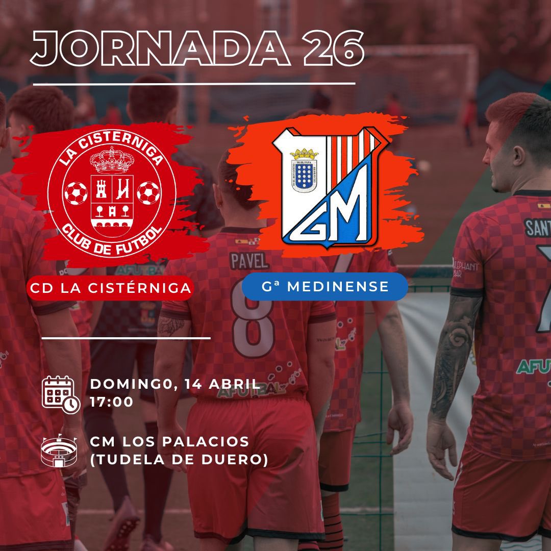 🚨 DÍA DE PARTIDO 🚨

JORNADA 2️⃣6️⃣

🆚 Gimnástica Medinense
📆 Domingo, 14 Marzo
⏰ 17:00
🏟️ CM Los Palacios (Tudela de Duero)
