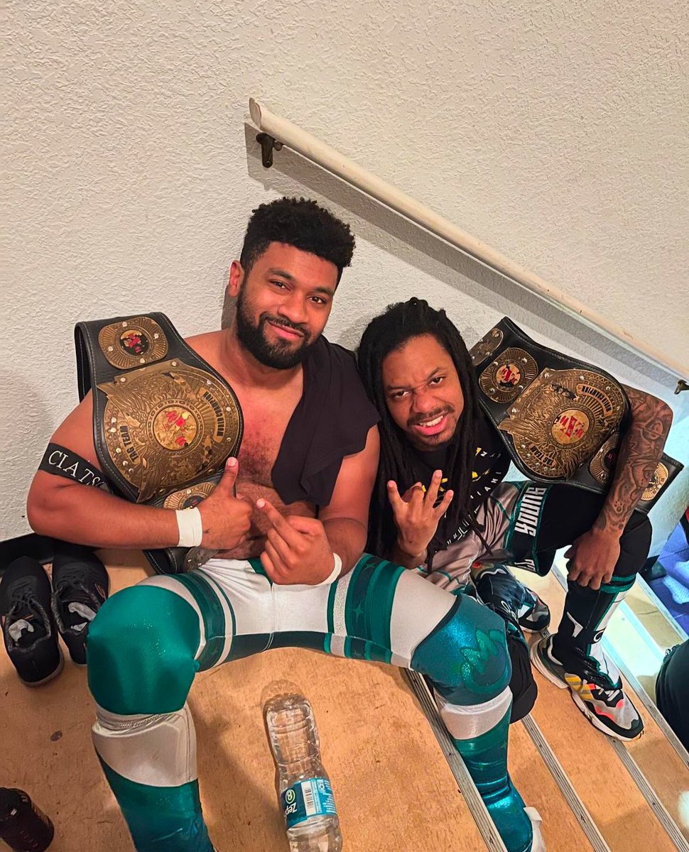 The NEW &amp; FINAL WXW World Tag Team Champions. THE MIAMI BOYZ!! We’ve etched our names in wrestling history. Thank you WXW!