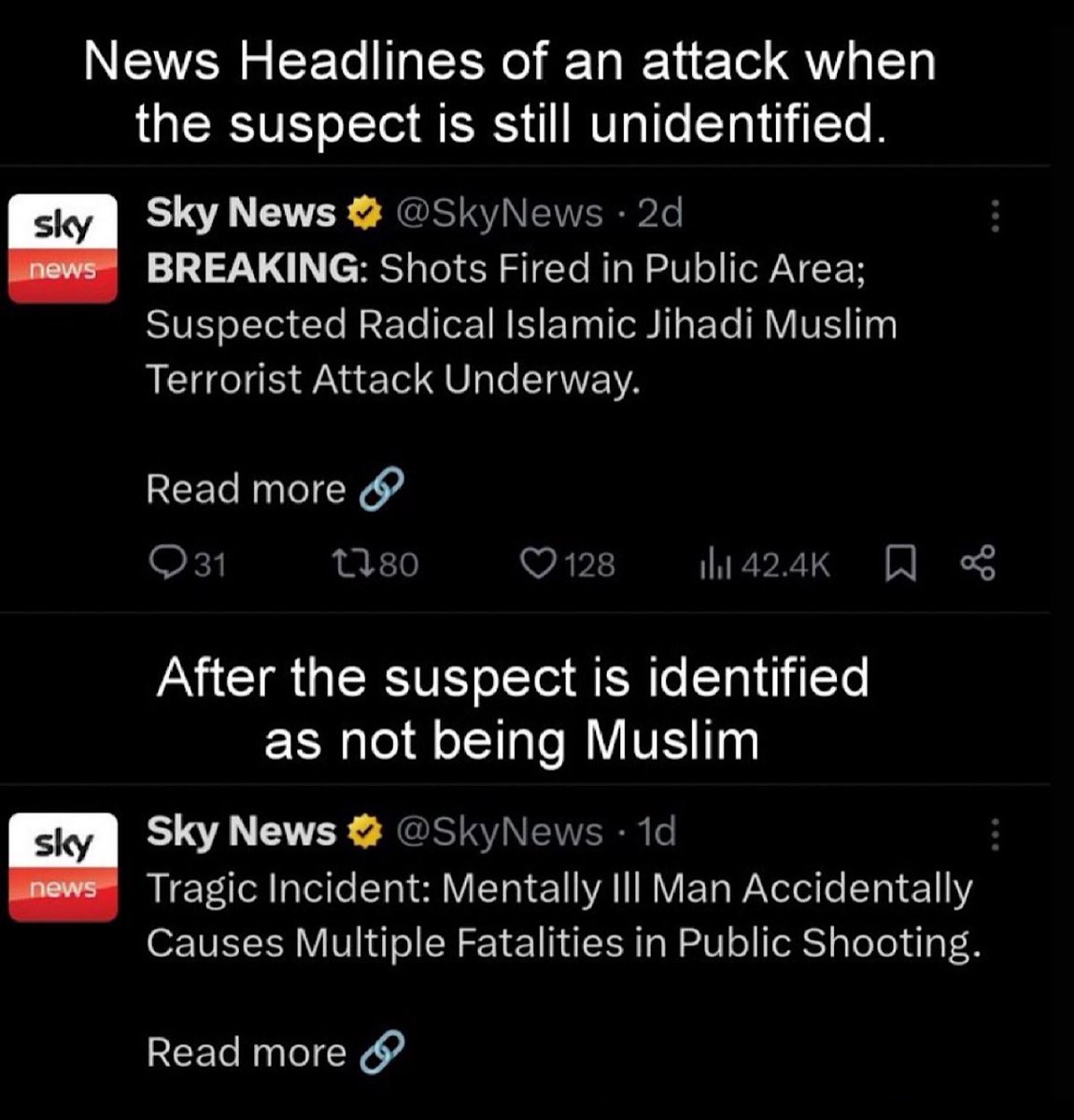 BREAKING: HEADLINE CHANGE BY SKY SHOWS EXTREME ATTACK ON MUSLIMS