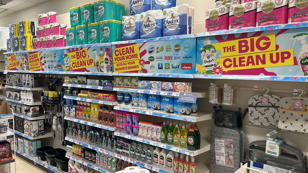 The BIG CLEAN UP EVENT ✨ is live now... 🚨 UNMISSABLE SAVINGS on big brands & a RANGE of new products too 🛒 Shop in stores & online today >> bit.ly/34yB5Km