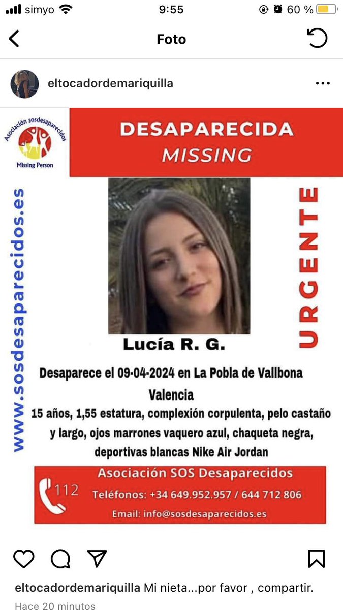 julininya's tweet photo. ‼️‼️‼️‼️POR FAVOR DIFUNDID AUNQUE NO LA CONOZCÁIS
HAY QUE ENCONTRARLA‼️‼️‼️‼️ https://t.co/yOxXbrC0JB