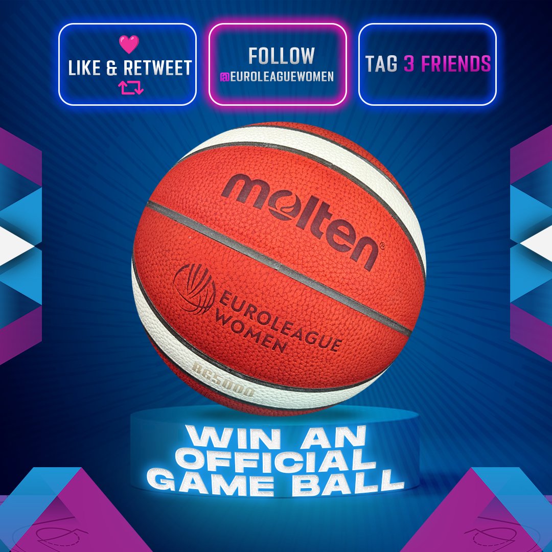It's your time to 𝐰𝐢𝐧 ☀️

Complete 3 easy steps &amp; get a chance to win an official #EuroLeagueWomen game ball 🏀✨