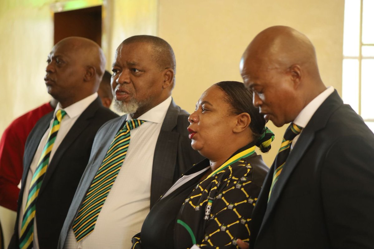 [CHURCH VISIT] ANC National Chairperson Cde Gwede Mantashe together with NEC Member Cde Ronalda Nalumango attending church service at the A.M.E Mount Zion Church in Galeshewe Ward 5. Northern Cape Province in Frances Baard Region, Sol plaatje Sub-Region #LetsDoMoreTogether…