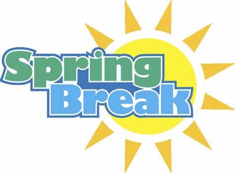 Happy SPRING BREAK! ☀️🐾☀️🐾 The school district will be closed for spring break beginning Monday, April 15th to Friday, April 19th.