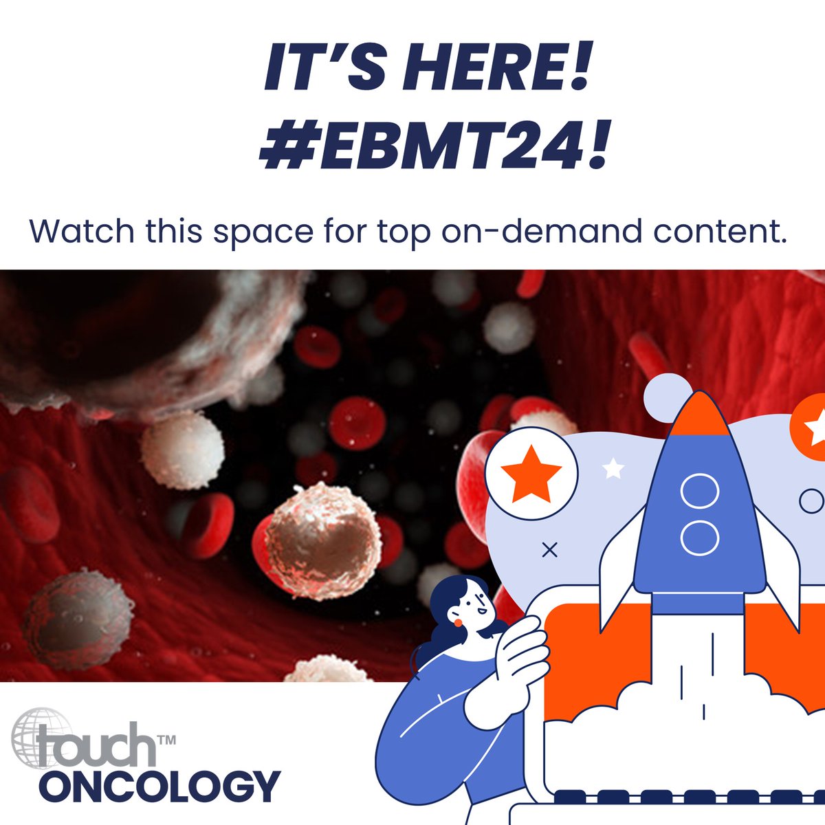 It’s Here! #EBMT24! Our team are excited for #EBMT24 and to unravel the latest clinical data and key presentations from the conference. To keep up to date with our coverage, visit #touchONCOLOGY here: touchoncology.com/your-free-10-m… @TheEBMT @TheEBMT_Nurses #MedEd #EBMT24