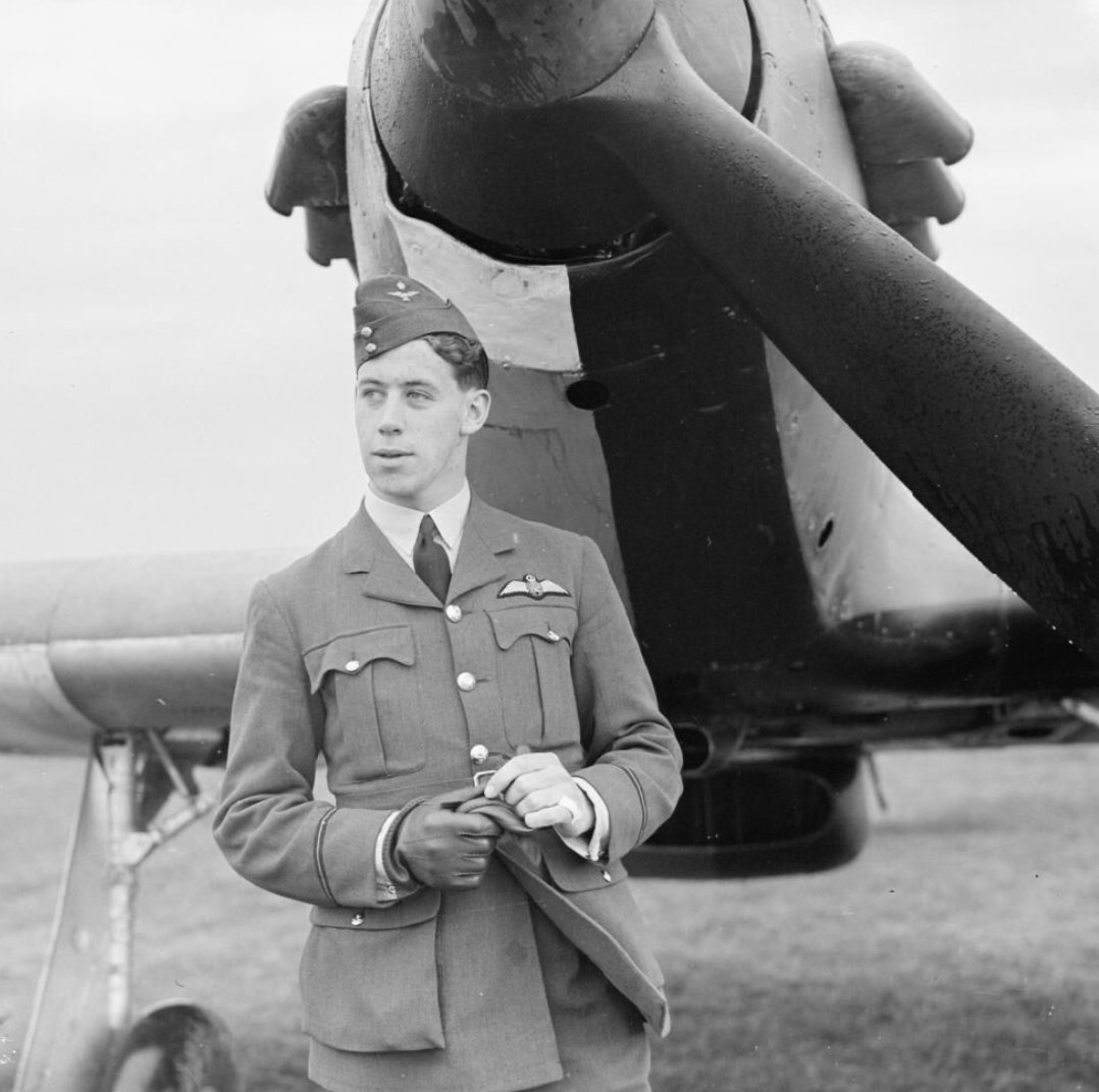 VeteransFdn's tweet photo. ✈️ Flying Officer Edgar 'Cobber' Kain was the first flying ace of WW2.
Here he's pictured with his Hurricane at the beginning of April 1940.
📸 Photo: © IWM (C 1148)
#flyingace #hurricane https://t.co/yeUOaQgW6n