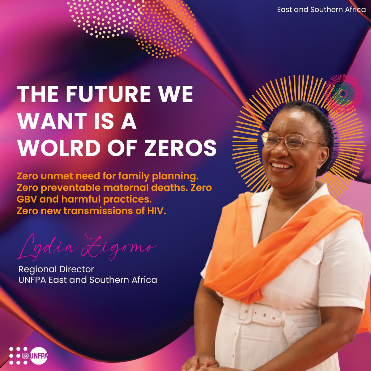 Proud of our team and our shared dream of a future world of zeros. This past year, UNFPA´s work has continued to transform lives and lay out the foundation for a more just, inclusive, and sustainable society. Read our year in review ow.ly/QShy50QzhBx