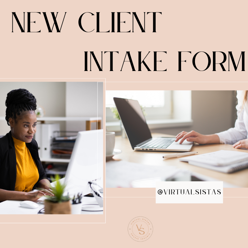 ✨New Client Intake Form ✨
.
Download your FREE copy here at virtualsistas.com.
.
You can also find the link to our website in our bio❤️
.
.
#Virtualsistas #VirtualAssistantService #VirtualWork #DigitalSupport #TaskAssistant #OnlineProductivity #RemoteHelp #OutsourceWork