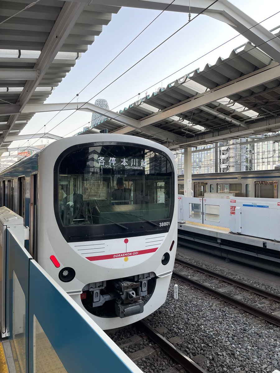 西武新宿のドラえもん車両に乗れた！ ありがたい！