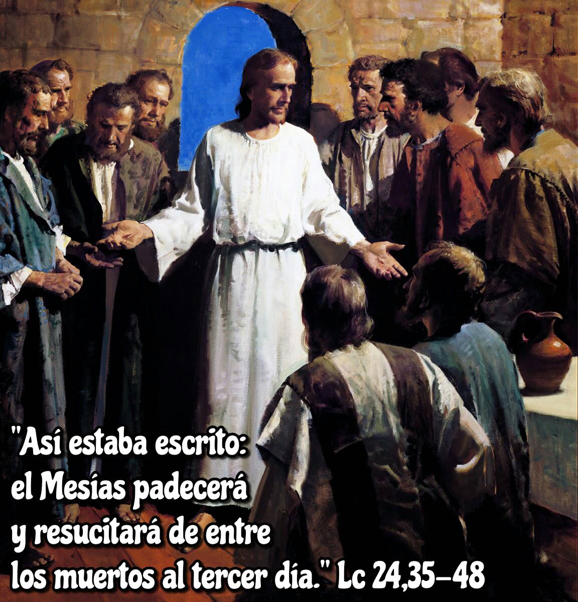 #ImagenDelDía #EvangelioDelDía 
Lc 24, 35-48. III domingo de #Pascua 
#FelizDomingo