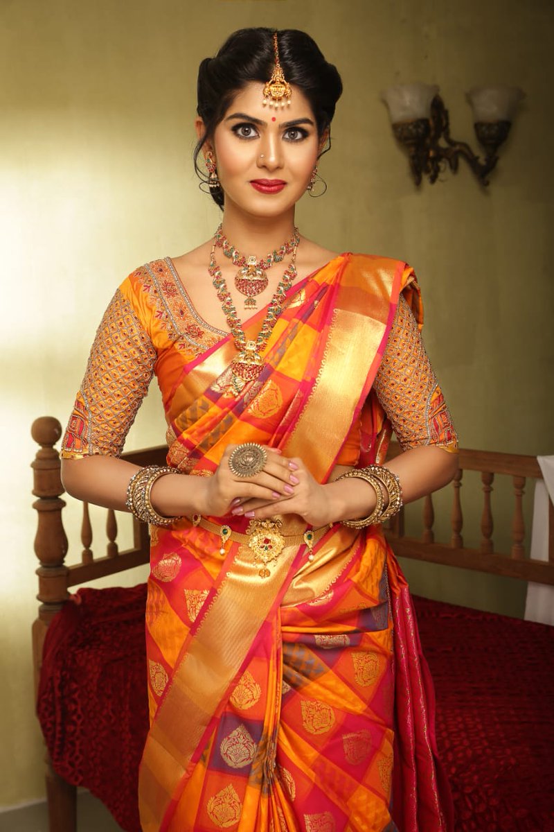 Traditional & Gracious photoshoot of Actress #Upasana 😍❤️💥 @UpasanaRC @Pro_Velu #HappyTamilNewYear #தமிழ்புத்தாண்டு