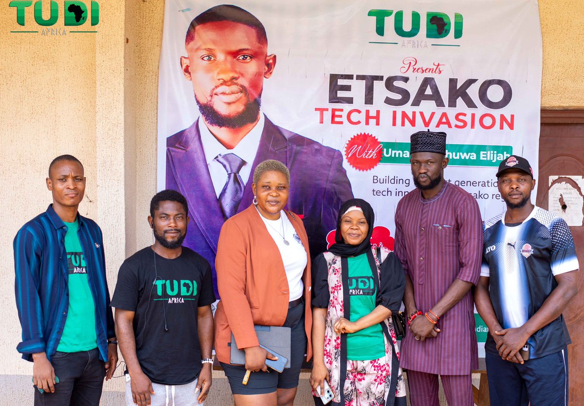 Another Successful day at the @Tudi_Africa Tech Training in the capital of Etsako federal constituency, Auchi, Edo State.

We are done with the first stage,
On Monday we will be unlocking new levels on Data processing, UI/UX and other programs. 

For more information…