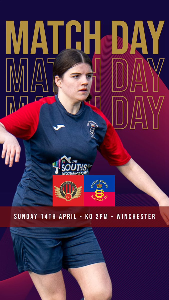 United Services Portsmouth FC Women (@uswomenfc) on Twitter photo 🚨❗️📣game day📣❗️🚨
after 3 weeks without a game we can finally say we have a game 🙏🏼
⚽️🔵🔴
🆚 @winchesterflyers
🏟️garrison ground
⏰14:00
🏆 Div 1
💷 free
<a href="/southseadec/">The Southsea Decorating Company</a>
#gameday #womensfootball #football #lovefootball #awayday #winchester 🚨❗️📣game day📣❗️🚨
after 3 weeks without a game we can finally say we have a game 🙏🏼
⚽️🔵🔴
🆚 @winchesterflyers
🏟️garrison ground
⏰14:00
🏆 Div 1
💷 free
<a href="/southseadec/">The Southsea Decorating Company</a>
#gameday #womensfootball #football #lovefootball #awayday #winchester