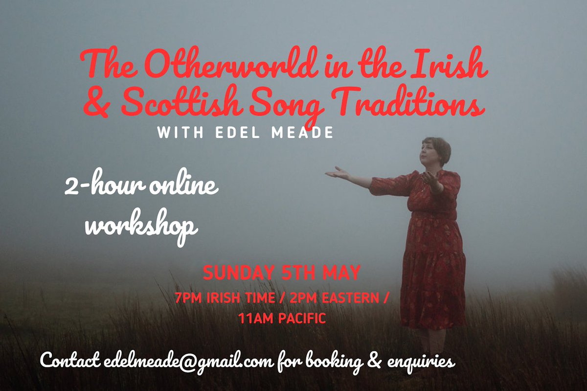 Sign up now for this special workshop to mark Bealtaine! 🔥 Suitable for singers at all levels of experience including beginners. 🎶🎶
